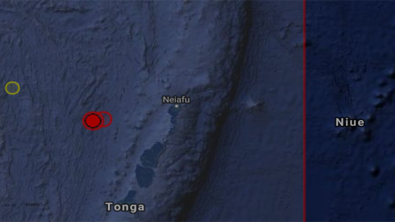 Σεισμός 6,1R στη Νεϊάφου, Τόνγκα