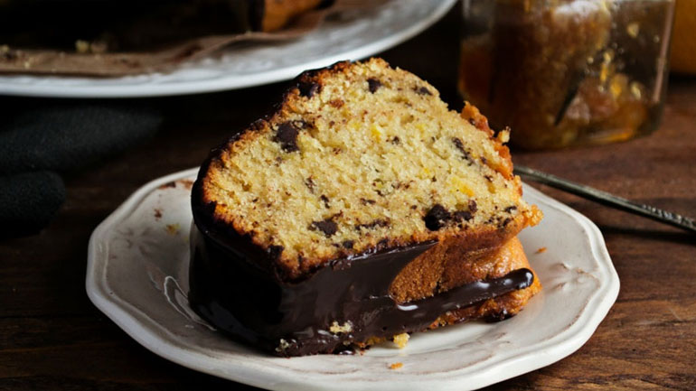 Κέικ με σοκολάτα και πορτοκάλι