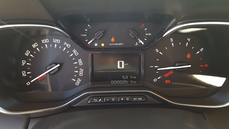 Ο πίνακας οργάνων του C3 Aircross