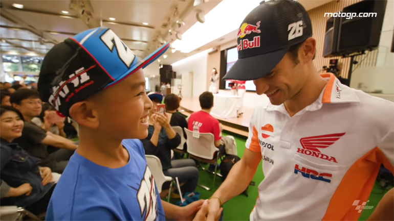 O Dani Pedrosa γνώρισε το μεγαλύτερο -μικρό- θαυμαστή του!