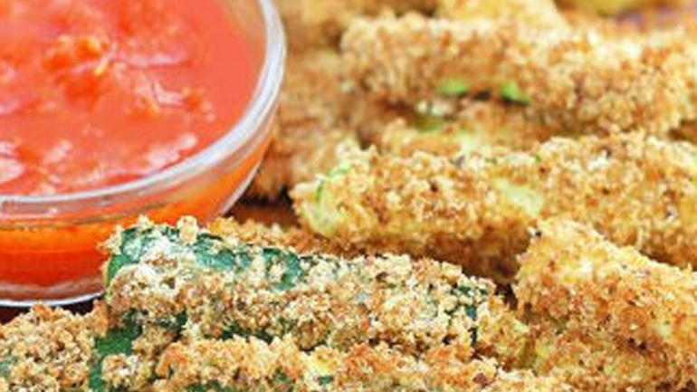 Κολοκυθάκια στο φούρνο με κρούστα τυριών