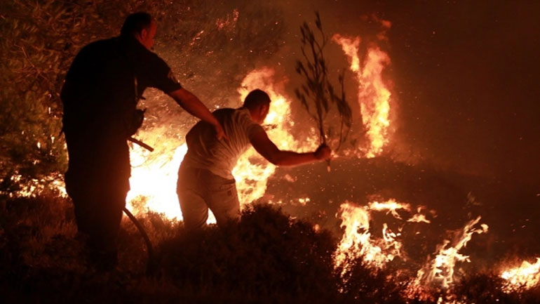 Ηράκλειο: Συναγερμός στην Πυροσβεστική για πύρινο μέτωπο
