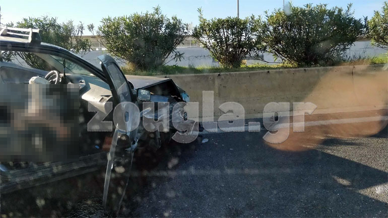 Τροχαίο ατύχημα στην Εθνική Οδό Αθηνών – Λαμίας στη Μεταμόρφωση