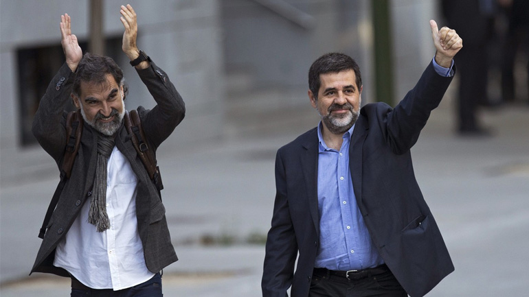 Ισπανία: Την άμεση αποφυλάκιση των δύο αυτονομιστών ηγετών ζητεί η Διεθνής Αμνηστία