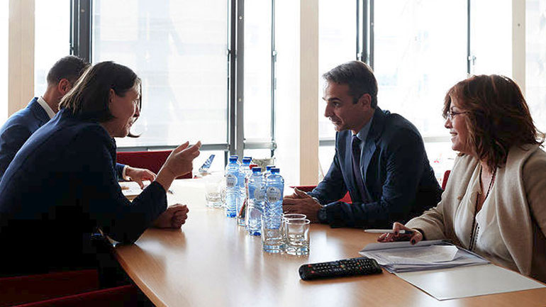 Συναντήσεις Κ. Μητσοτάκη με Ευρωπαίους Επιτρόπους