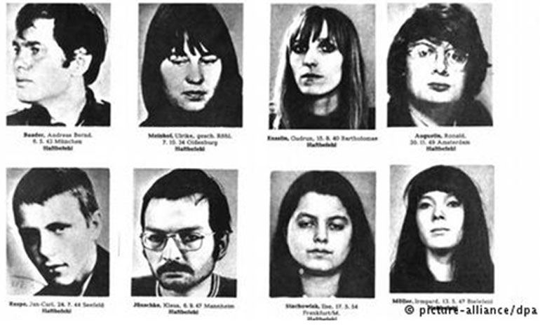  Μέλη της ακροαριστερής τρομοκρατικής RAF