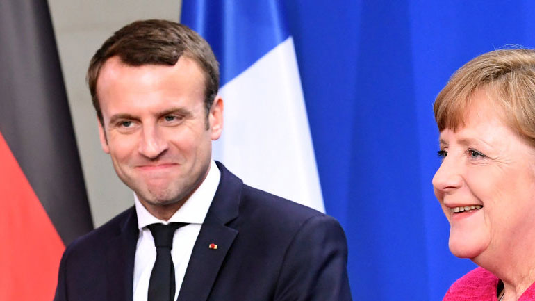 Στήριξη Μέρκελ – Μακρόν στην ισπανική κυβέρνηση για το ζήτημα της Καταλονίας