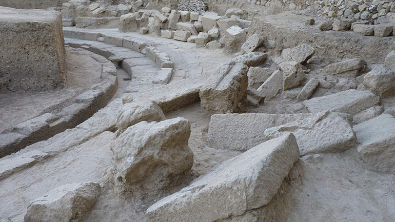 Αποκαλύφθηκε σημαντικό τμήμα του θεάτρου της Αρχαίας Θουρίας, στη Μεσσηνία