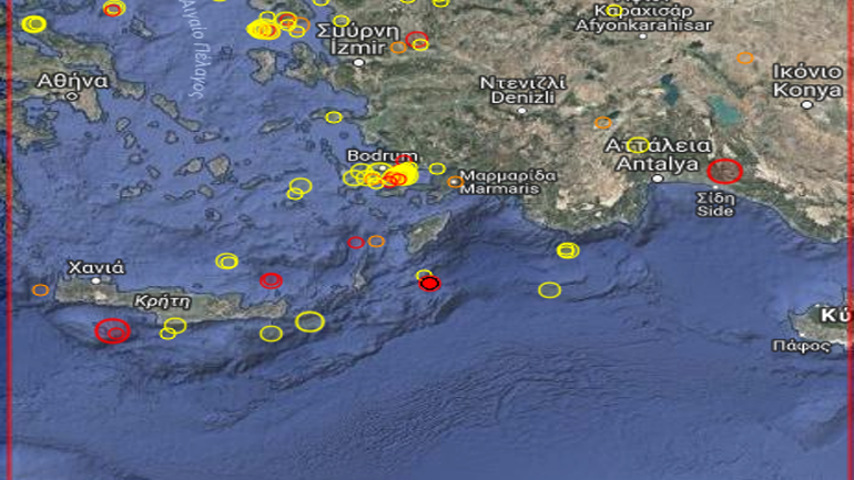 Σεισμός 3 Ρίχτερ στα Δωδεκάνησα