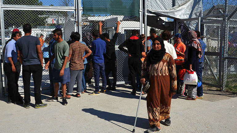 Κινητοποίηση στον καταυλισμό της Μόριας