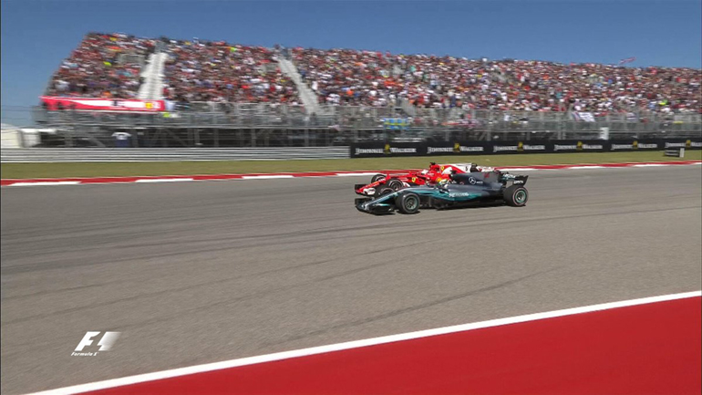 Ο αγώνας της Αμερικής είχε πολλές προσπεράσεις και φουλ... θέαμα