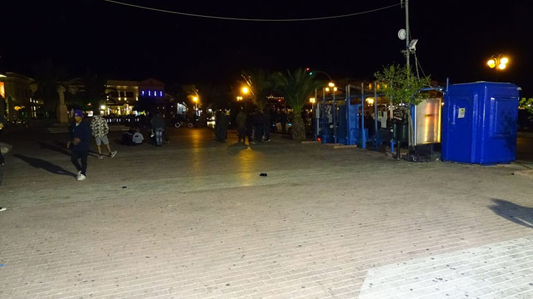 Μυτιλήνη: Άδειασε η πλατεία Σαπφούς από τους Αφγανούς μετανάστες