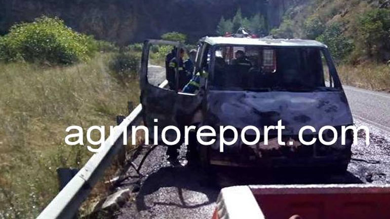 Κάηκε ολοσχερώς όχημα στην Κλεισούρα