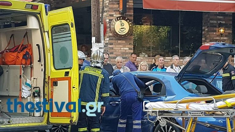Aυτοκίνητο παρέσυρε πεζή στην Καλαμαριά Θεσσαλονίκης