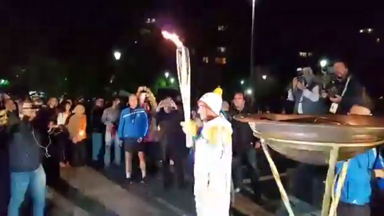 Έφθασε στην Πάτρα η Ολυμπιακή Φλόγα