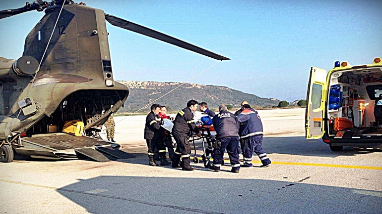 Ζάκυνθος: Κοριτσάκι 2,5 ετών έφυγε από τη ζωή κατά την αεροδιακομιδή