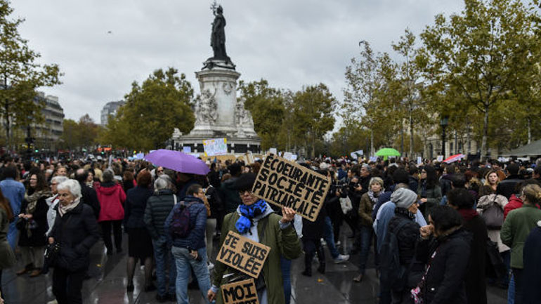 Γαλλία: Εκατοντάδες διαδηλωτές στους δρόμους κατά της σεξουαλικής παρενόχλησης
