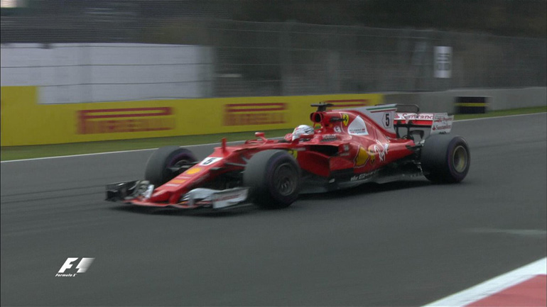 Ο Vettel προσπαθησε αλλά το μόνο που κατάφερε ήταν να τερματίσει στην 4η θέση...