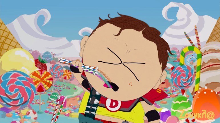 O Captain Diabetes παίρνει τη δύναμή του από τη ζάχαρη...