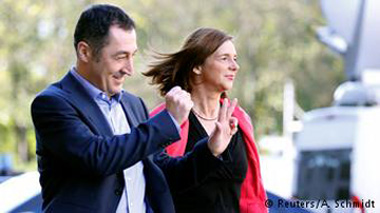 Oι συμπρόεδροι των Πρασίνων Τζ. Έζντεμιρ και Κ. Γκέρινγκ-Έκαρντ