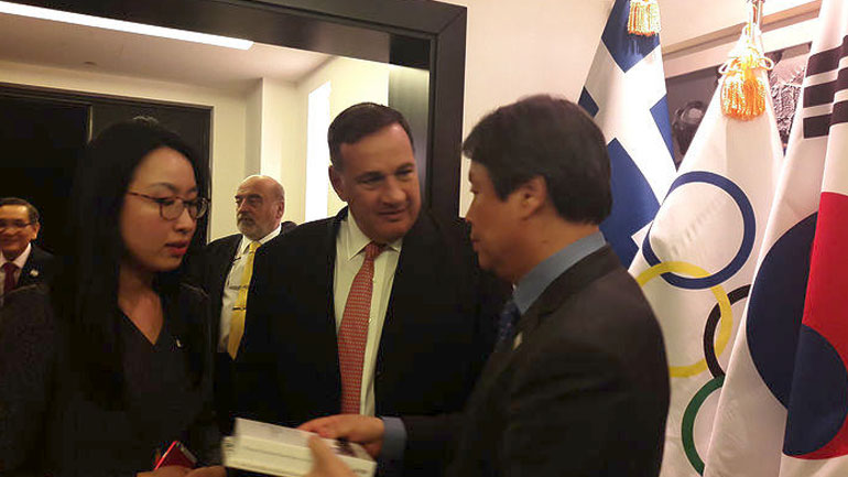 Γιορτή στην πρεσβεία της Ν. Κορέας για τους Χειμερινούς Ολυμπιακούς Αγώνες