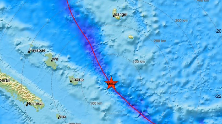 Σεισμική δόνηση 6,8R στα νησιά Loyalty
