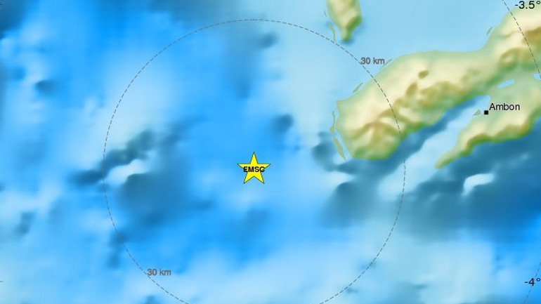 Tρεις σεισμοί 5,7, 5,8 και 6,3R στην Ινδονησία