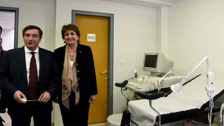 Εγκαινιάστηκε το δημοτικό ιατρείο Πατησίων, παρουσία του δημάρχου Αθηναίων, Γ. Καμίνη