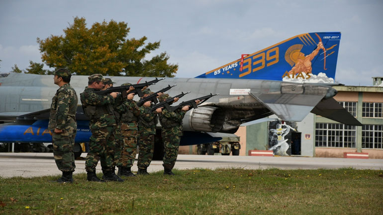 Τελευταία πτήση για την 339 Μοίρα της 117ης Πτέρυγας Μάχης στην Ανδραβίδα