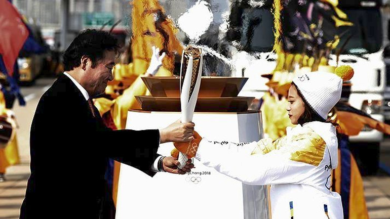 Στη Νότια Κορέα η Ολυμπιακή Φλόγα