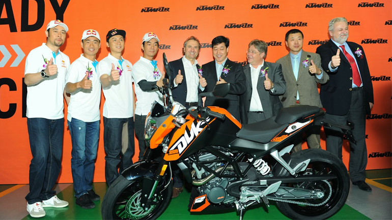 Η KTM αναπτύσσεται (και) μέσω Κίνας Η KTM αναπτύσσεται (και) μέσω Κίνας