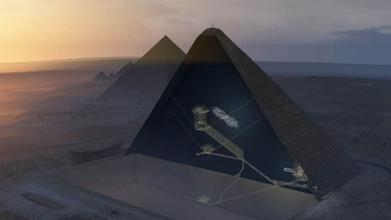 Μυστήριο: Μέσα στην Πυραμίδα του Χέοπα ανακαλύφθηκε κενό 30 μέτρων