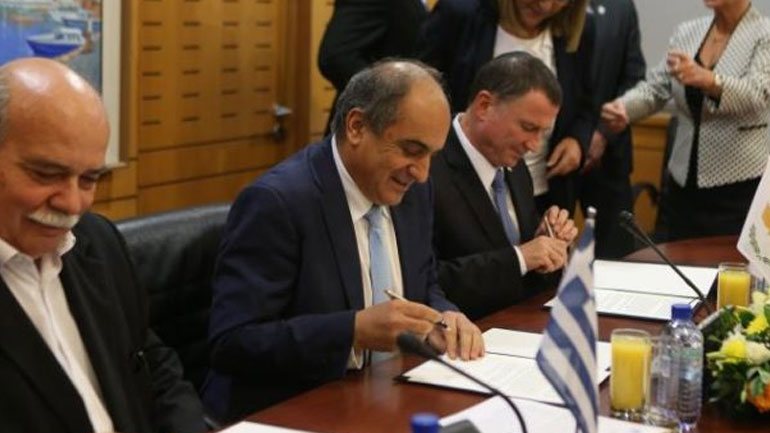 Ικανοποίηση εξέφρασαν για την τριμερή συνάντηση τους οι πρόεδροι των Κοινοβουλίων Ελλάδας, Κύπρου και Ισραήλ