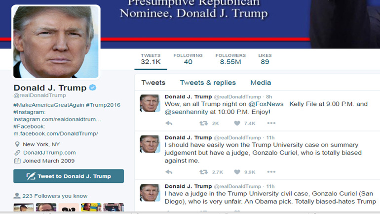 Απενεργοποίησαν κατά λάθος το twitter του Τραμπ