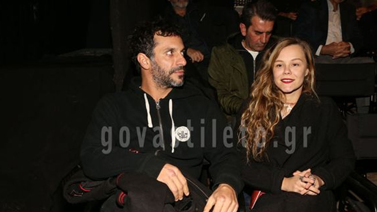 Γιώργος Χρανιώτης: Στο θέατρο με τη σύντροφό του!