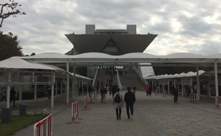 Η είσοδος για την έκθεση αυτοκινήτου στο Τόκιο