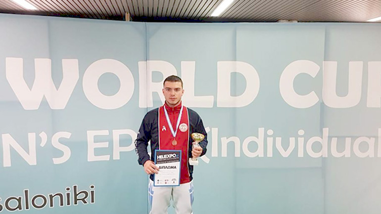 Ξιφασκία: «Χάλκινος» ο Πίκουλης στο Ευρωπαϊκό Κύπελλο U17