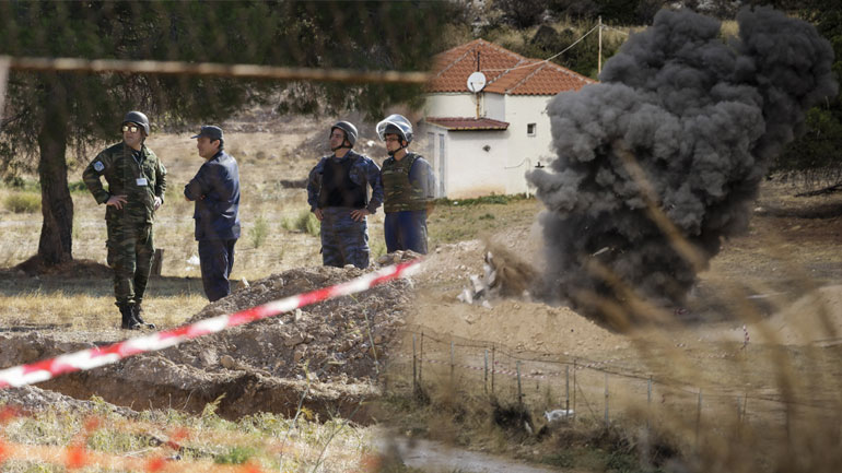 Ελεγχόμενη έκρηξη βλήματος από τον Β΄ Παγκόσμιο Πόλεμο πραγματοποιήθηκε στη Γλυφάδα
