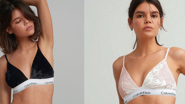 Τα αγαπημένα εσώρουχα της Calvin Klein τώρα και σε βελούδο!
