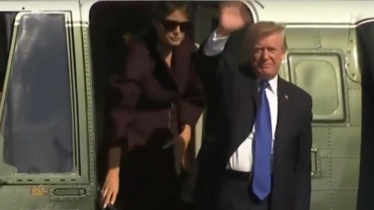 Έφθασε στη Νότια Κορέα ο Τραμπ