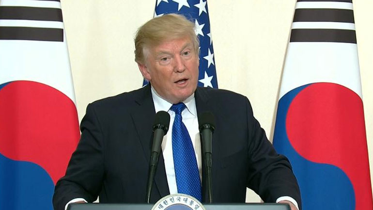 Τραμπ προς Βόρεια Κορέα: «Μην μας υποτιμάτε και μη μας δοκιμάζετε»