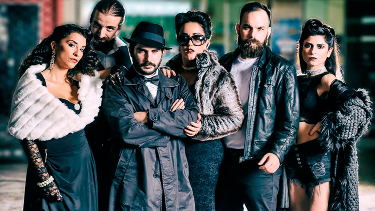 «Έγκλημα στο Cafe – Noir» στο Θέατρο Άλφα.Ιδέα