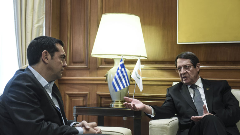 Τσίπρας προς Αναστασιάδη: «Εσείς βγήκατε πρώτοι από το μνημόνιο, τώρα βγαίνουμε και εμείς»