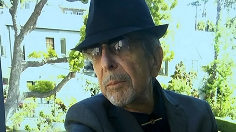 Μία τεράστια τοιχογραφία – πορτρέτο του Λέονταρντ Κόεν στο κέντρο του Μόντρεαλ