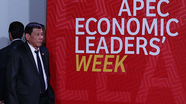 Ο πρόεδρος των Φιλιππίνων υπέρ της ενίσχυσης του APEC σε Ασία και Ειρηνικό