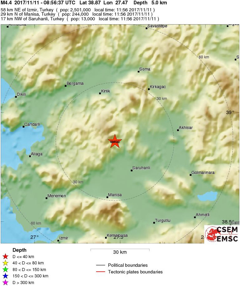 Το επίκεντρο της δόνησης 