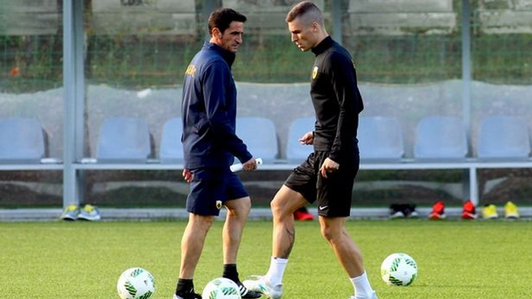 AEK: Επεισόδιο Χιμένεθ-Βράνιες στα Σπάτα