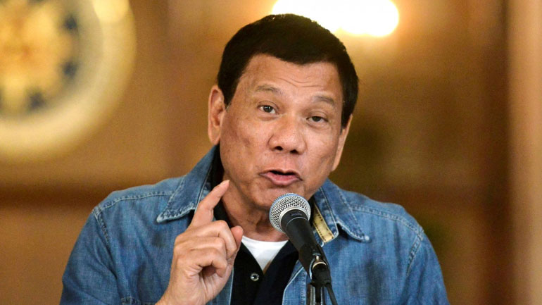 Ντουτέρτε: Τη Νότια Σινική Θάλασσα είναι καλύτερα να μην την αγγίξει κανείς