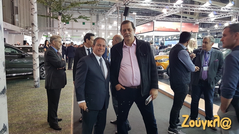 Δύο παλαιοί γνώριμοι και πολύ αγαπητοί της πιάτσας. Τζέρι Δόριζας (αριστερά) και Ανδρέας Μπουμπάρης