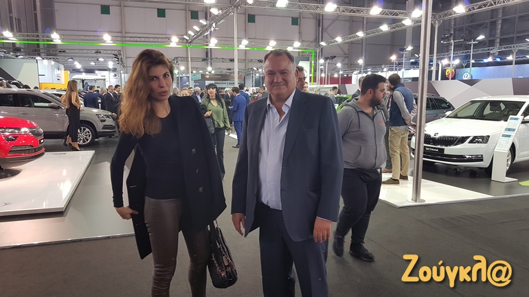 Ο Πάνος Δάβαρης έδωσε το παρών στην έκθεση!